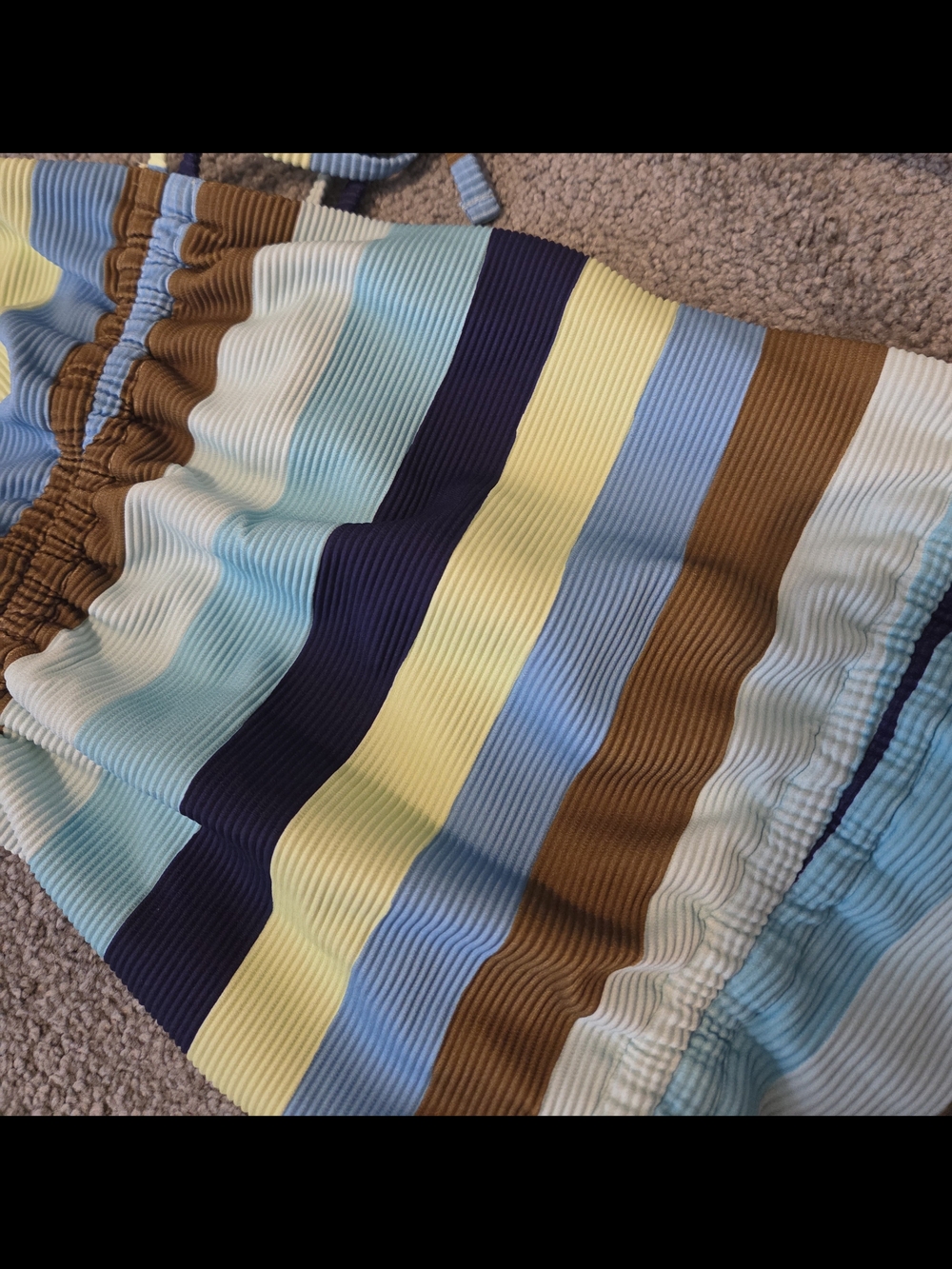 aerie Multi Color Tie Bandeau Top - Picture 4 of 5